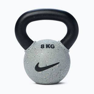 Гиря Nike Strength Rubber Coated 8 кг smoke grey