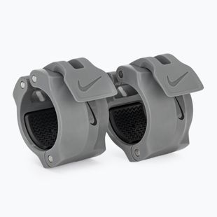 Затискачі для штанги Nike Strength Barbell Collars 2 шт. grey/black