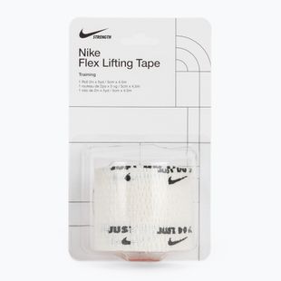 Еластичний когезійний бандаж Nike Strenght Flex Lifting Tape white/black