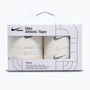 Еластичний когезійний бандаж Nike Strenght Athletic Tape white/grey