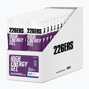 Набір енергетичних гелів 226ERS High Energy BCAA 24 шт. x 76 г чорна смородина