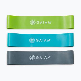 Набір гумок для тренувань Zestaw Gaiam Restore Mini Band Kit 3 szt. green/blue/navy