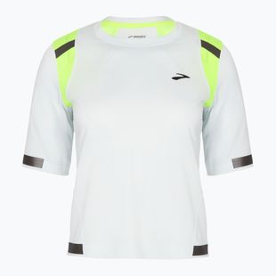 Футболка для бігу жіноча Brooks Carbonite icy grey/nightlife jacquard