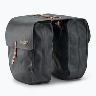 Сумка велосипедна Brooks England Brick Lane Panniers 30 л grey/honey