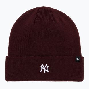 Шапка зимова 47 Brand MLB New York Yankees Centerfield dark maroon