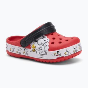 Шльопанці дитячі Crocs Fun Lab Snoopy Woodstock Clog Toddler flame