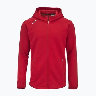 Кофта чоловіча CCM Locker Room Full Zip SR red