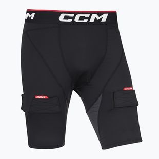 Шорти hokejowe z suspensorem чоловічі CCM Ribano Compresion SR black