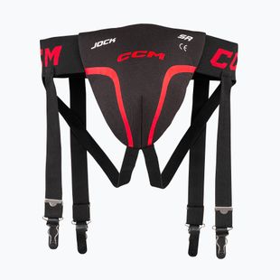 Захист дитячий CCM Jock Combo YTH black/red
