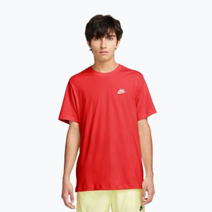 Футболка чоловіча Nike Sportswear Club university red/white