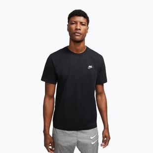 Футболка чоловіча Nike Sportswear Club black/white/dark grey