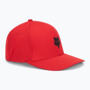 Кепка чоловіча Fox Racing Fox Head Tech Flexfit Hat flame red