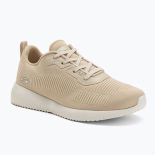 Кросівки жіночі SKECHERS Bobs Sport Squad Tough Talk beige
