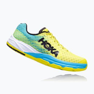 Кросівки для бігу чоловічі HOKA Evo Carbon Rocket citrus/cyan