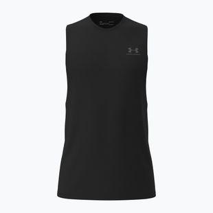 Футболка для тренувань чоловіча Under Armour Left Chest Cut Off Tank black/black