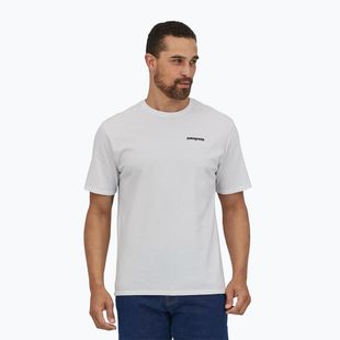 Чоловіча трекінгова футболка Patagonia P-6 Logo Responsibili-Tee біла