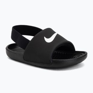 Шльопанці дитячі Nike Coffee black/white/white/white