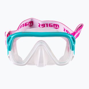 Маска для дайвінгу дитяча Mares Keewee Junior aqua / white / clear
