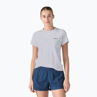 Жіноча трекінгова футболка Patagonia P-6 Logo Responsibili-Tee біла