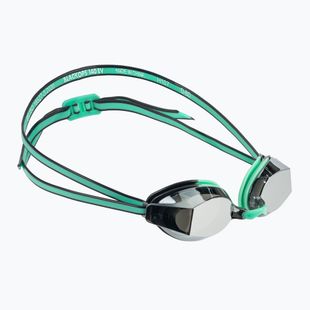 Окуляри для плавання жіночі TYR Blackops 140 Ev Racing Mirrored silver/ mint/ black