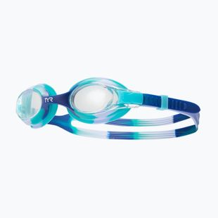 Окуляри для плавання дитячі TYR Swimple Tie Dye Non-Mirrored clear/purple/teal