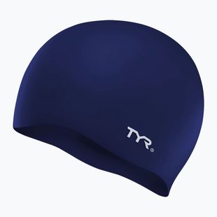 Шапочка для плавання TYR Wrinkle Free Silicone navy