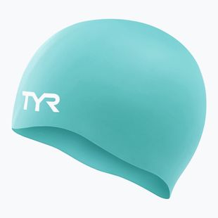 Шапочка для плавання TYR Wrinkle Free Silicone turquoise