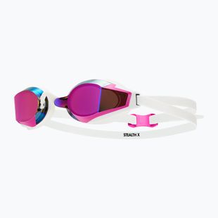 Окуляри для плавання TYR Stealth-X Performance Mirrored pink/white
