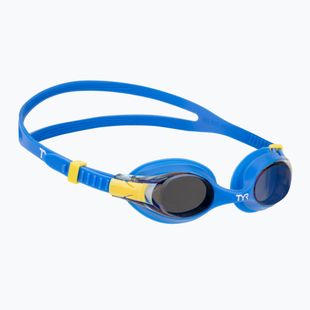 Окуляри для плавання дитячі TYR Swimple Metallized blue/yellow
