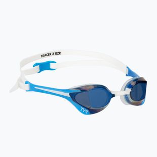 Окуляри для плавання TYR Tracer-X Elite Racing Mirrored blue/white