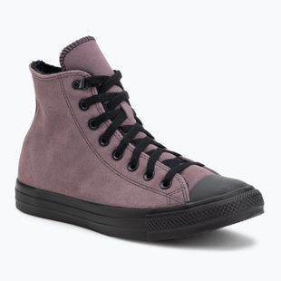 Кеди Converse Chuck Taylor All Star Hi Suede Faux Fur grey/purple