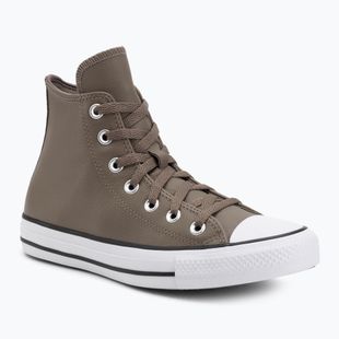 Кеди Converse Chuck Taylor All Star Faux Leather Hi classic taupe/dark matter
