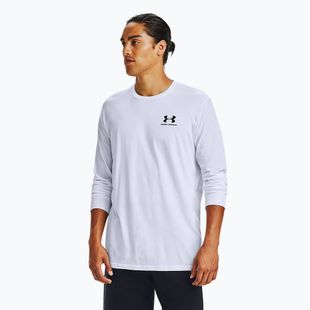 Лонгслів чоловічий  Under Armour Sportstyle Left Chest white/black