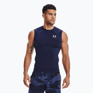 Топ для тренувань чоловічий Under Armour Heat Gear Armour Comp Tank midnight navy/white