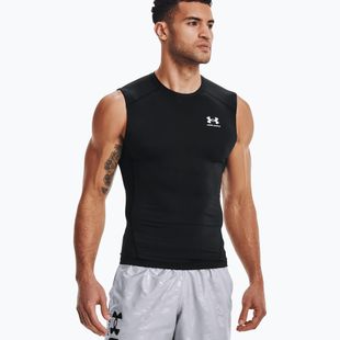 Майка тренувальна чоловіча Under Armour HG Armour Comp SL чорна 1361522-001
