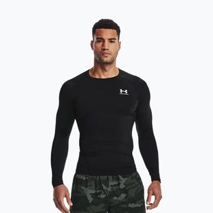 Футболка лонгслів чоловіча Under Armour Ua Hg Armour Comp LS чорна 1361524-001