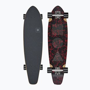Скейтборд longboard Globe The All-Time red marble stack