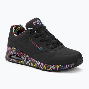 Черевики жіночі SKECHERS Uno Loving Love black