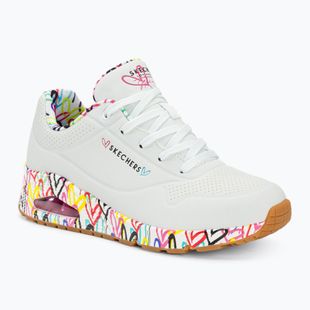 Черевики жіночі SKECHERS Uno Loving Love white/multi
