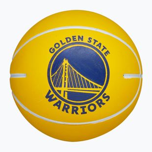 М'яч Super Mini Wilson NBA Dribbler Golden State Warriors yellow