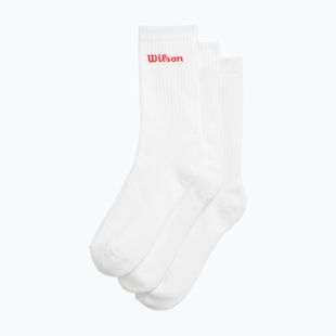 Шкарпетки Wilson Crew Logo 3 пари bright white