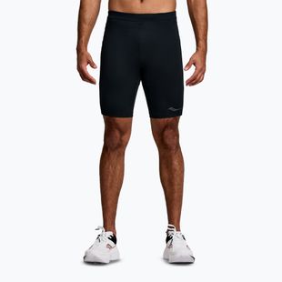 Чоловічі бігові шорти Saucony Fortify Lined Half чорні