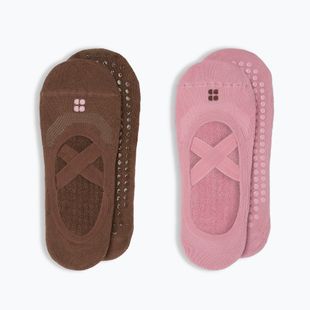 Шкарпетки жіночі Sweaty Betty Ballet Gripper 2 pary decopink chestnutbrown