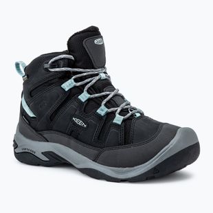 Жіночі туристичні черевики KEEN Circadia Mid Polar black/cloud blue