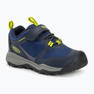 Кросівки туристичні дитячі KEEN Wanduro Low WP sky captain/evening primrose