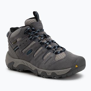 Черевики трекінгові жіночі KEEN Headout Mid Waterproof steel grey/blue heaven