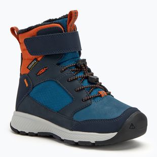 Черевики дитячі KEEN Skua Winter WP sky captain/gold flame