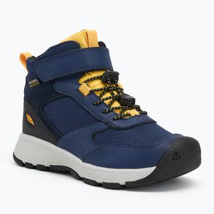 Черевики туристичні дитячі KEEN Skua Mid WP naval academy/yolk yellow
