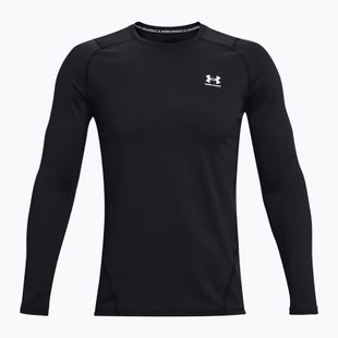 Лонгслів для тренувань чоловічий Under Armour CG Armour Fitted Crew black/white