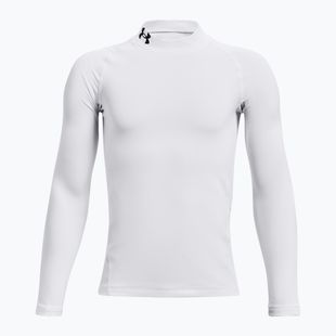 Лонгслів для тренувань Under Armour Cg Armour Mock white/black